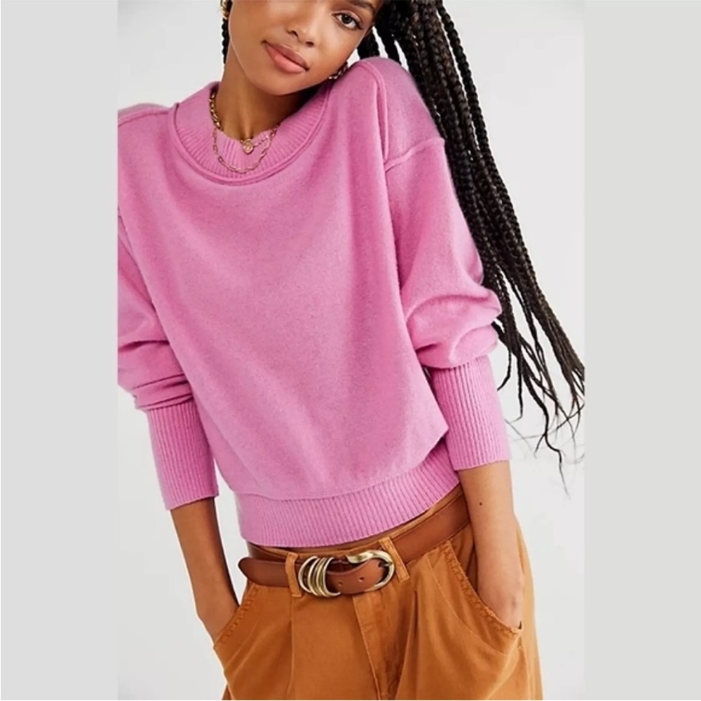 Free people Kora cashmere crew sweater size small